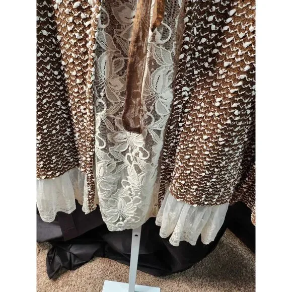 Unveiling the A'reve Textured Sweater: Boho Beauty in 2XL - Picture 4 of 9